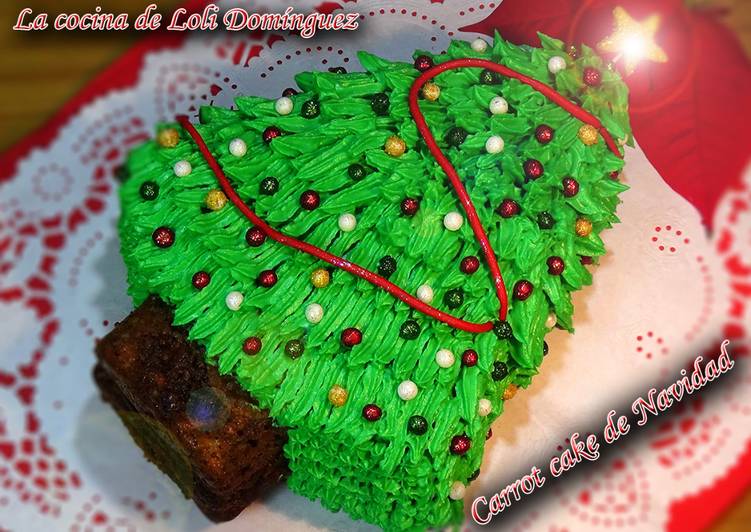 Carrot cake de Navidad (Tarta de zanahoria y nueces)