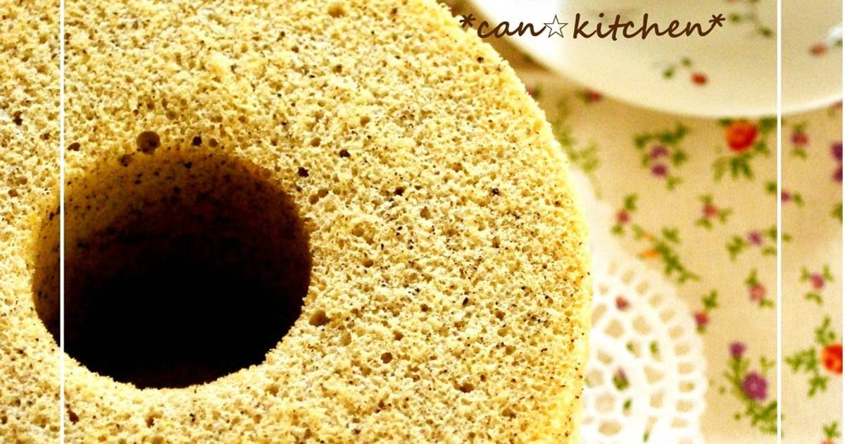 Black Tea Chiffon Cake (Earl Grey) Recipe by cookpad.japan Cookpad