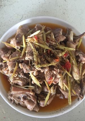 Hình của món Vịt um sả.