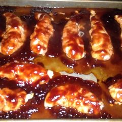 A picture of Macs easy BBQ chicken.