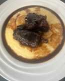 Beef Cheeks with Red wine sauce (pressure cooker)