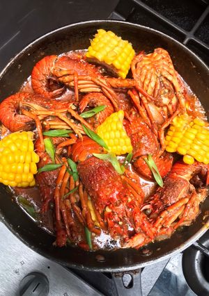 Foto resep Lobster Saus Asam Manis Pedas