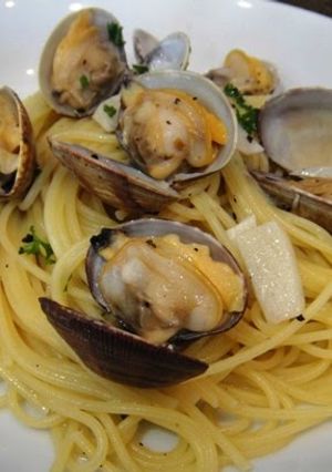 A picture of Vongole Bianco - Clam Pasta.