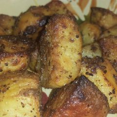 A picture of Roasted Mustard Potatoes.