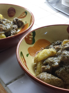 A picture of Lamb Tagine with Preserved Lemons.