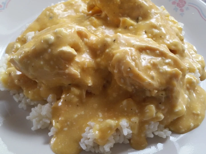 Recipe Crockpot easy cheesy chicken and rice the Delicious Tasty