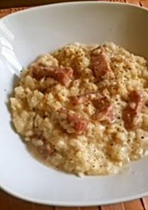 A picture of Time-Saver Carbonara Risotto.