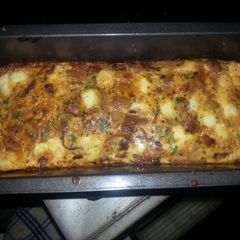 A picture of mushroom bake.