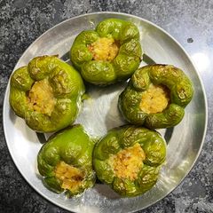 A picture of Stuffed Capsicum.