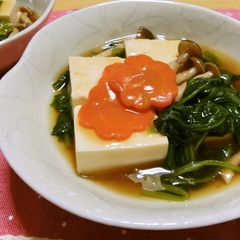 Silken Tofu with Thick Ankake Sauce A picture of Silken Tofu with Thick Ankake Sauce.