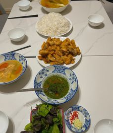 cà chua, cá diêu hồng, dọc mùng