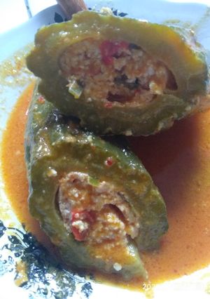Foto resep Gulai pare isi tahu