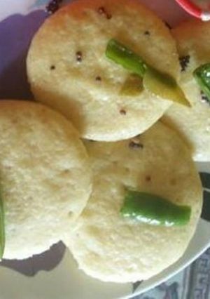 A picture of Rice dhokla.