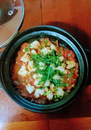 Hình của món Tôm kho cà.