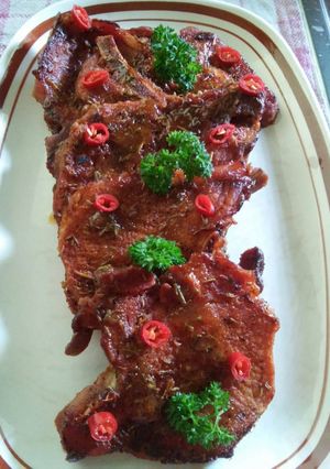 Una foto de Chuletas horneadas