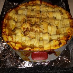 A picture of Tricia's Apple Pie - sugar free not taste free.