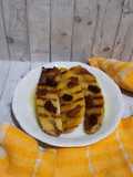 Pisang bakar kismis teflon