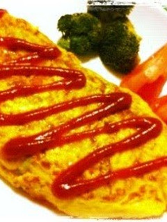A picture of Cabbage and Cheese Omelette.