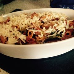 A picture of Chorizo Sausage And Tomato Pasta 😀.