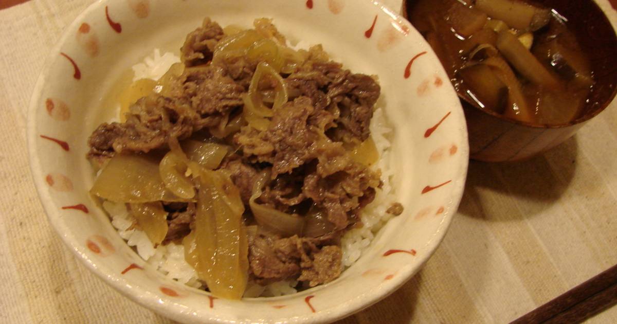 Tender Beef Rice Bowl Recipe by cookpad.japan - Cookpad