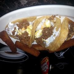 Breakfast tacos A picture of Breakfast tacos.