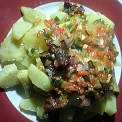 A picture of Saucy sweet potatoes.