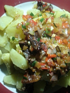 A picture of Saucy sweet potatoes.