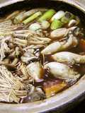 Oyster Hot Pot Made with Hatcho Miso