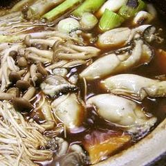 A picture of Oyster Hot Pot Made with Hatcho Miso.