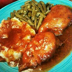 A picture of Crockpot Apricot Chicken.
