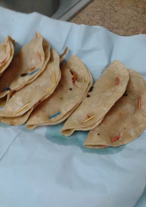 A picture of Chicken tacos.
