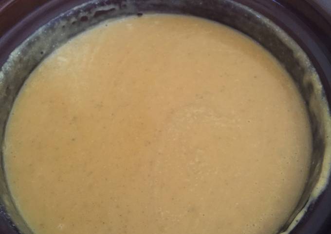 Creamy Butternut And Sweet Potato Soup In Crockpot