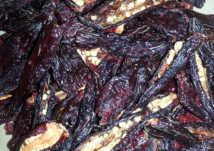 Recipe of Homemade Dehydrated Chipolte Peppers