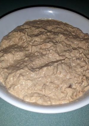 A picture of Dad's Tuna Dip.