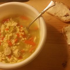 A picture of Chicken Spaetzle Soup (EASY 30 Minute Meal).