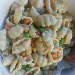 A picture of Creamy mushrooms pasta.