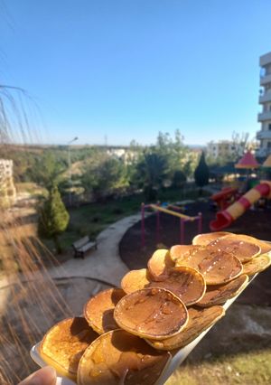صورة لوصفة بان كيك بالعسل