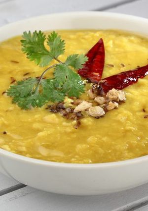 A picture of Moong Dal Tadka.