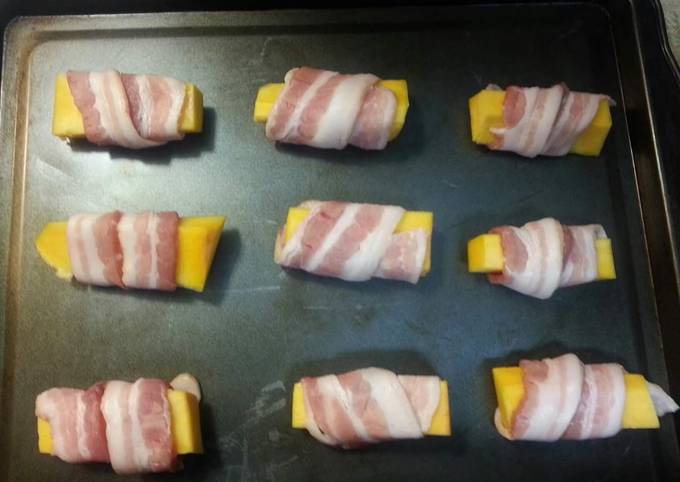 Bacon Wrapped Butternut Squash