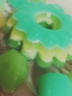 عکسی از دستور ژله بستنی رنگارنگ