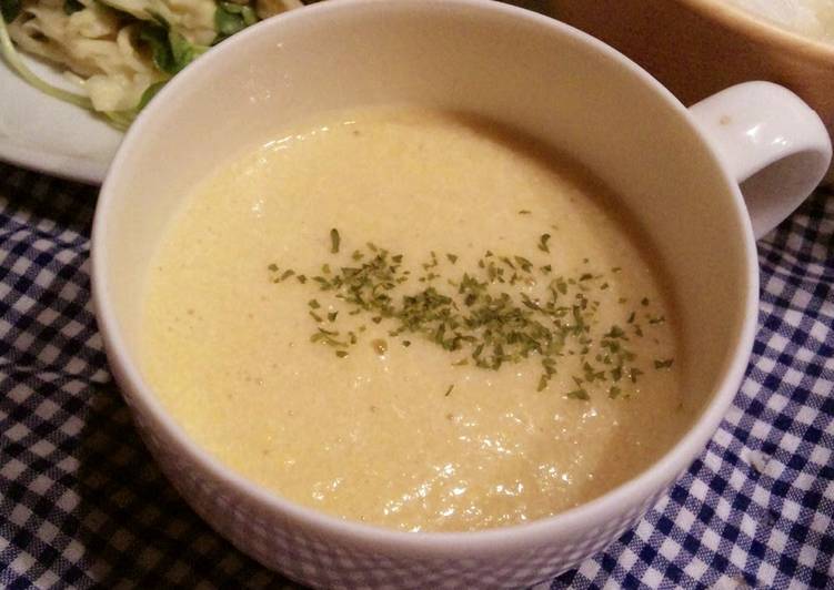 Drinkable Tofu &amp; Corn Potage