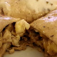A picture of Sweet and Spicy Chicken Enchiladas.
