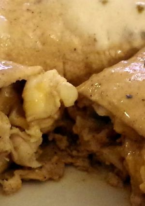 A picture of Sweet and Spicy Chicken Enchiladas.