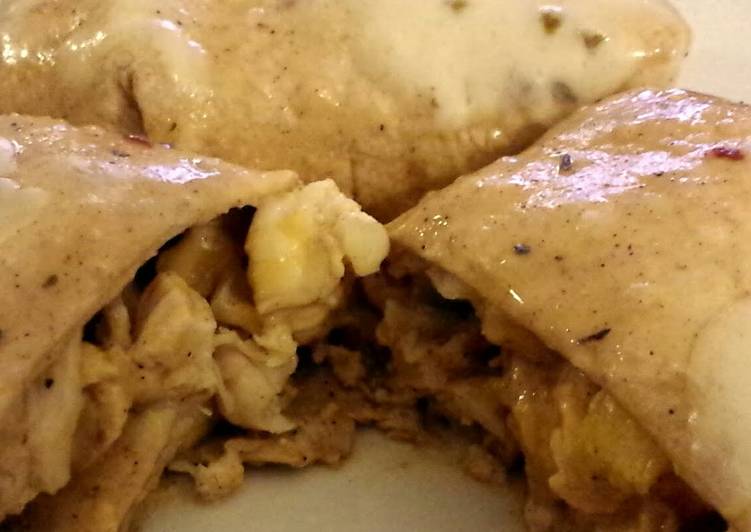 Recipe of Speedy Sweet and Spicy Chicken Enchiladas