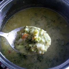 A picture of Broccoli Cheese Soup.