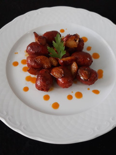 Una foto de Chorizos picantes al ajillo