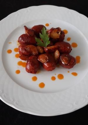 Una foto de Chorizos picantes al ajillo
