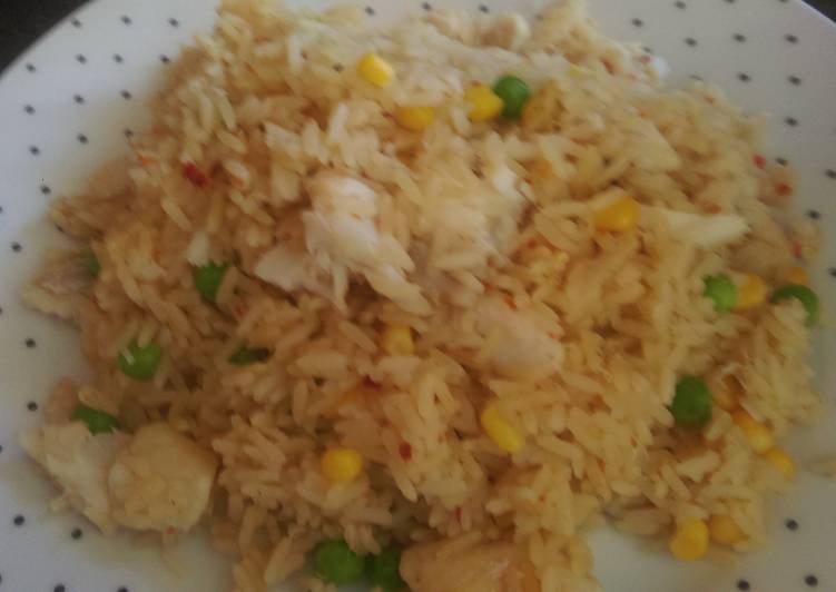 Recipe of Super Quick Homemade Mandys cod and rice