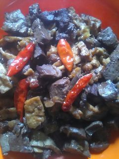Foto resep Oseng tempe,tahu + hati sapi favoritnya ankku