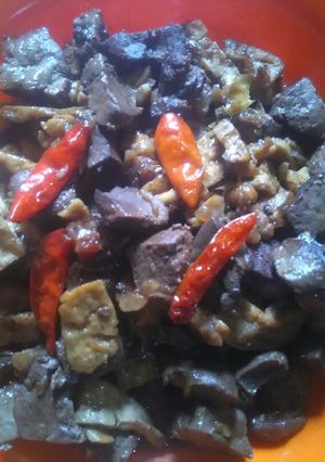 Foto resep Oseng tempe,tahu + hati sapi favoritnya ankku